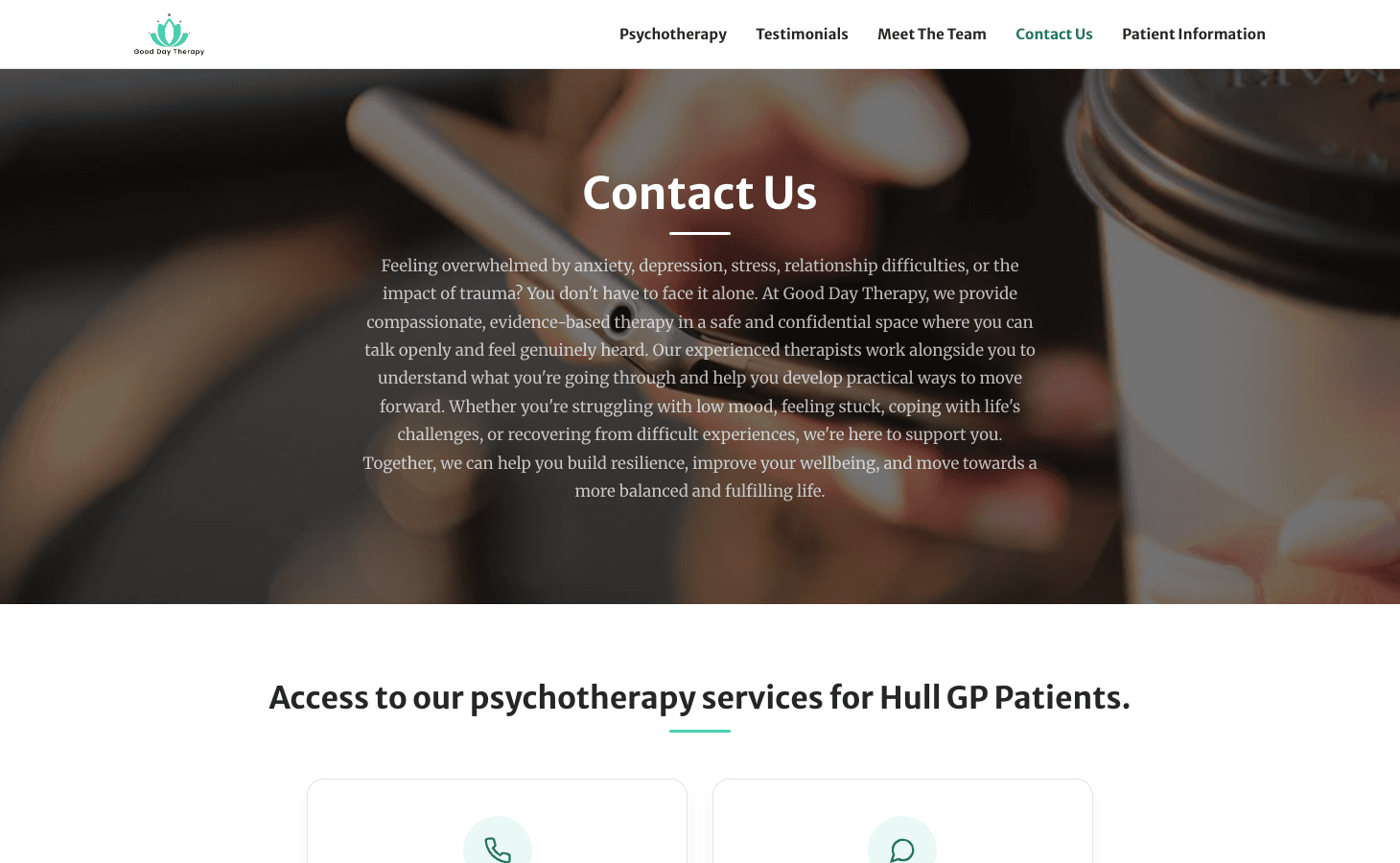 Good Day Therapy — The enquiry path